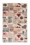 Conceptum Alfombra de Pasillo Coffee Multicolor 80 x 200 cm